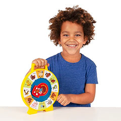 Farmer Says narration names the animal and its sound during play