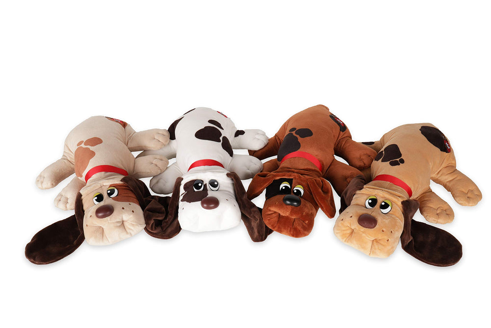 Basic Fun Pound Puppies 17-inch scale matches original collection size for authentic display