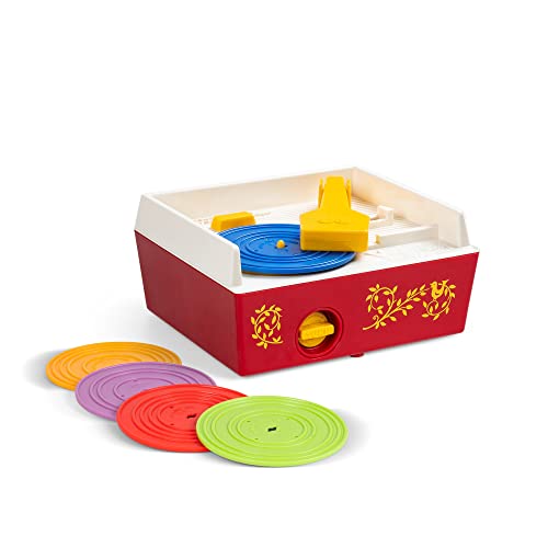 Fisher-Price Classics Record Player handle for easy take-along play.