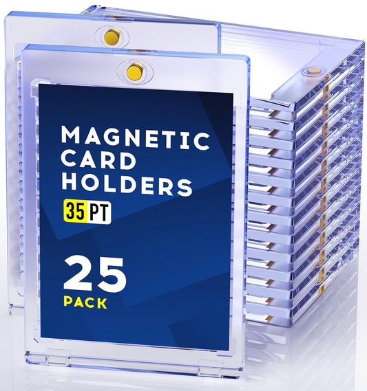 Basthalan 25ct magnetic card holder closed, premium acrylic protection