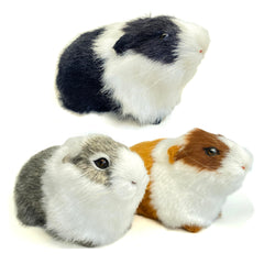 Basuo-9Q hamster plush figurine on a shelf adds lifelike whimsy.