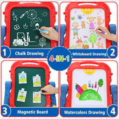 Basytodio adjustable height easel growing with children for extended use