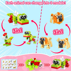 Basytodio animal mini building blocks—bright colors spark imaginative play and storytelling.