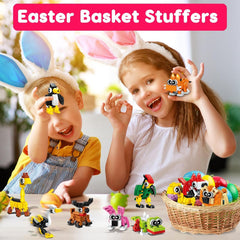 Basytodio animal mini building blocks—clear instructions support quick starts.