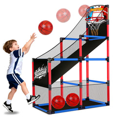 Basytodio arcade basketball hoop set for versatile indoor and outdoor play