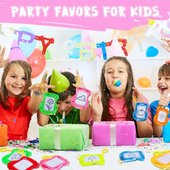 Basytodio mini drawing boards with a multi-color array, ideal travel companions for kids' doodling