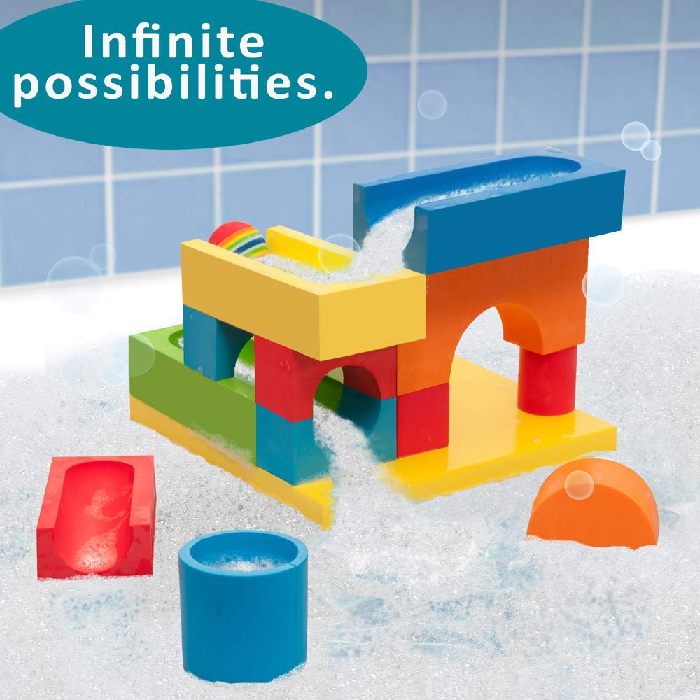 BathBlocks 35mm cubes emphasize consistent building units for geometry
