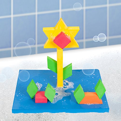 Easy-clean-drying BathBlocks foam dries quickly after bath