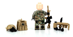 Battle Brick tactical back pack secures accessories and enhances display value.