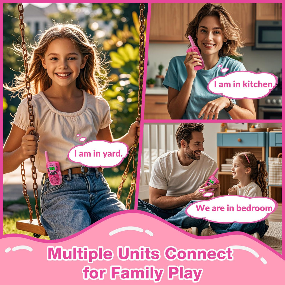 BATURU pink in-hand outdoor play shows two units for cooperative adventures.