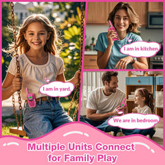 BATURU pink in-hand outdoor play shows two units for cooperative adventures.