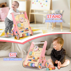 BAUTIA wooden walker durable construction for long-lasting use