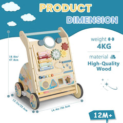 BAUTIA walker sliding blocks and hide-and-seek activities invite versatile play