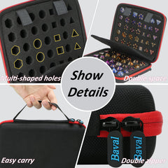 Baval DND Dice Case detachable sponge keeps dice organized and protected
