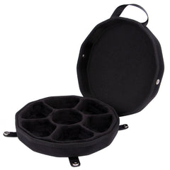 Baval DND dice case interior with soft velvet lining cushions dice securely.