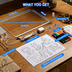 BAWMOY all-in-one kit includes tracing sheets and markers