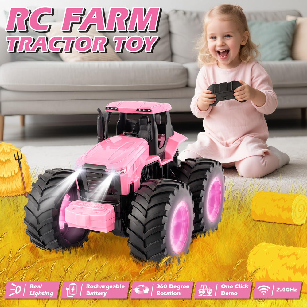 BAYSING 360° stunt tractor flips with 2.4GHz anti-interference remote