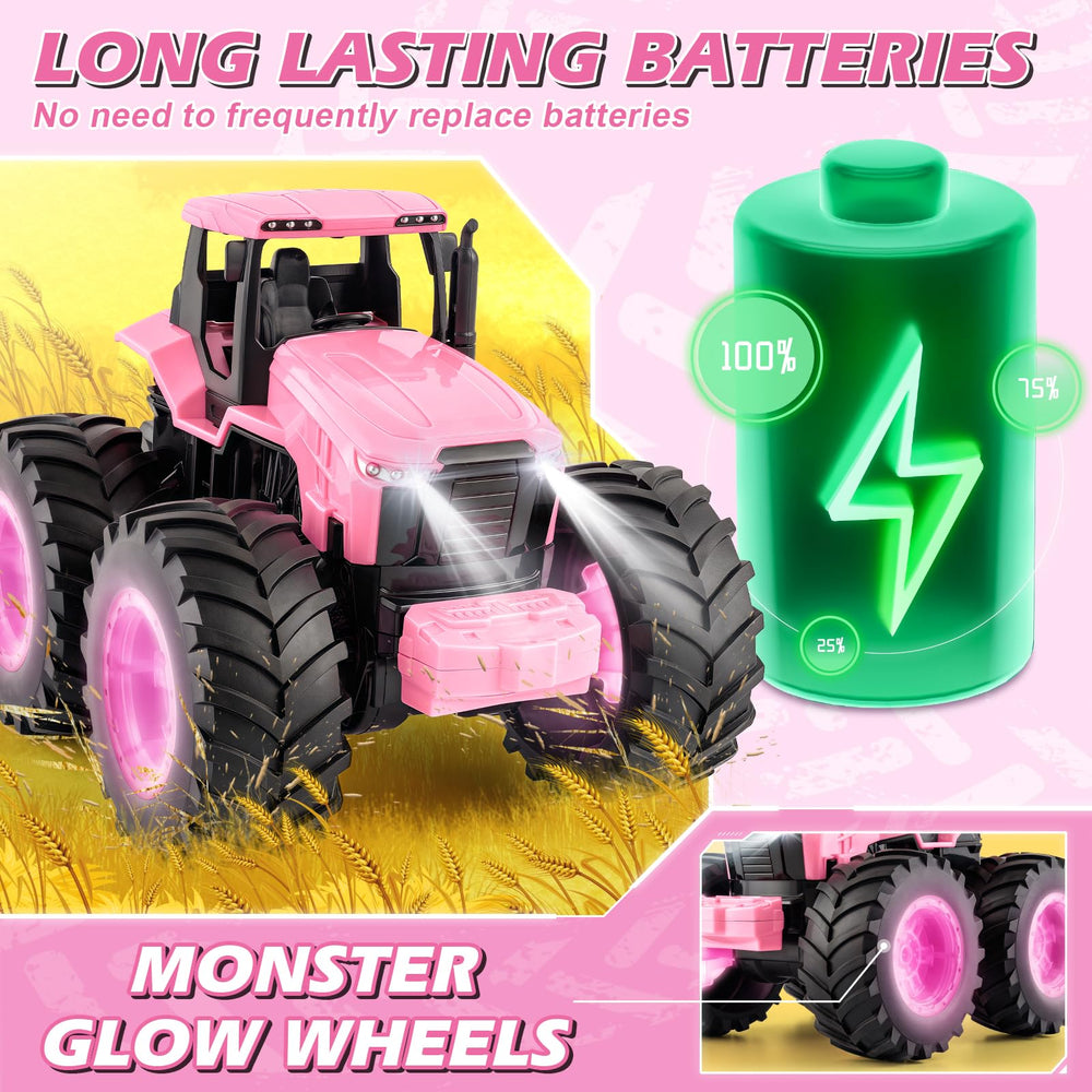 BAYSING durable ABS body monster tractor with high-grip tires