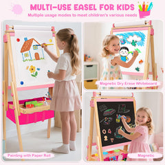 BAYSING adjustable easel grows from 2.6 to 4 feet for growing kids.