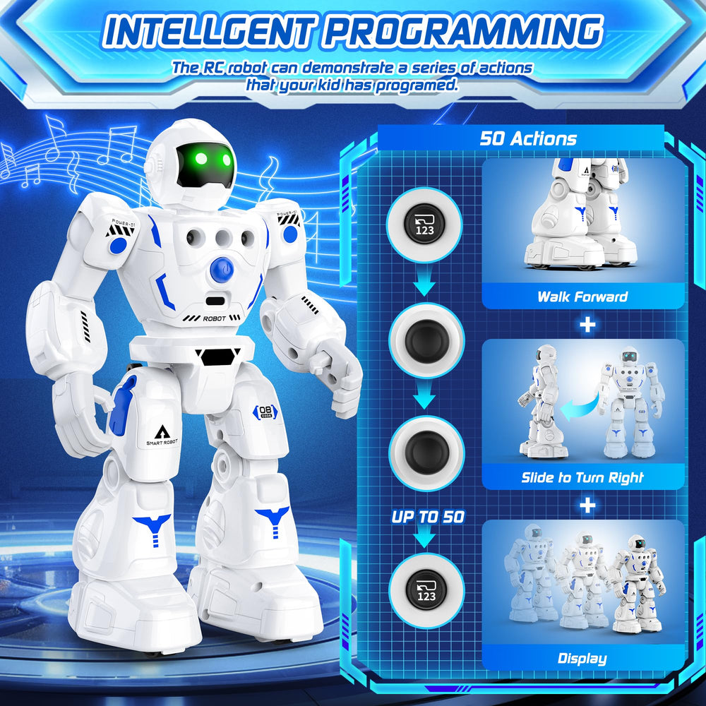 Bazolota gesture control enables simple, intuitive commands during playtime.