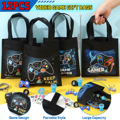 B Bascolor video game party favors keychains with vibrant game themes