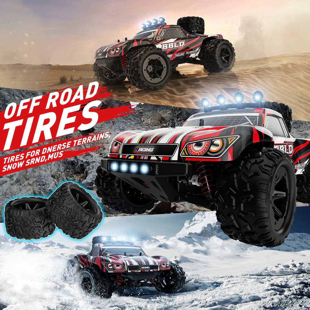 BBLD RC car spare tire detail adds authenticity and practical play scenarios