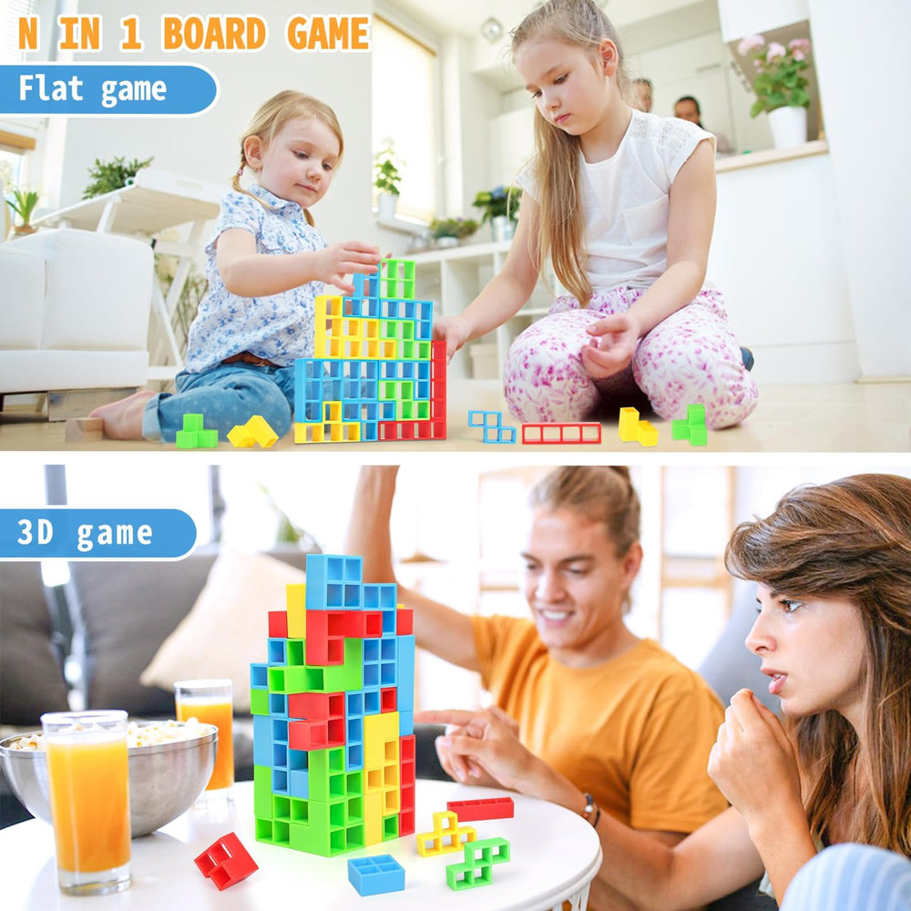 BBnote tetra board tower in play during a casual game