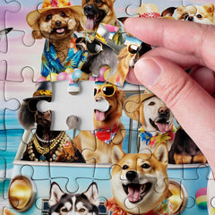 BBOLDIN 1000-piece puzzle laid flat on a table for focused solving.