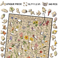 BBOLDIN 340-piece wooden puzzle assembly highlighting a satisfying, focused leisure activity.