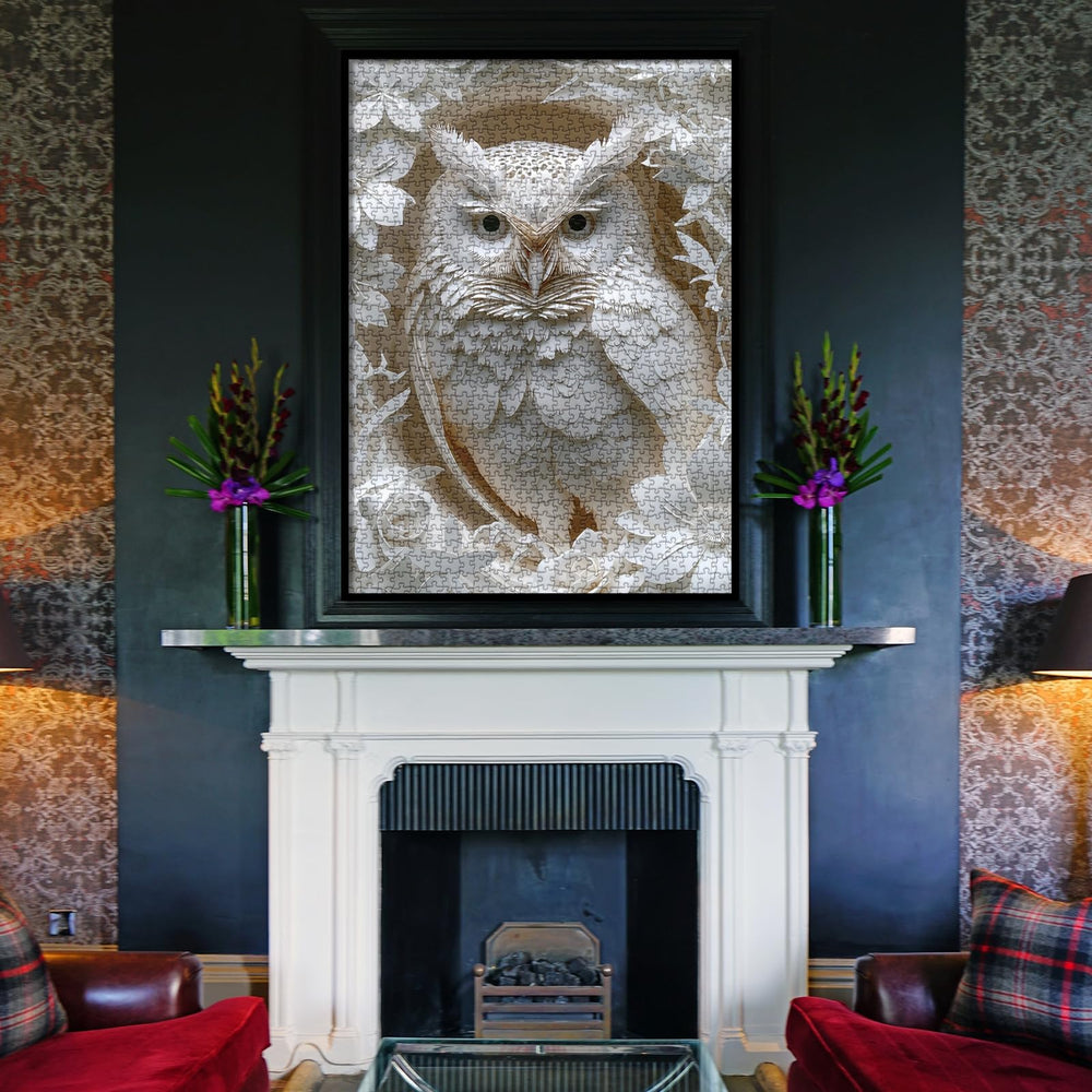 BBOLDIN 3D Owl Puzzle finished artwork usable as decorative wall art