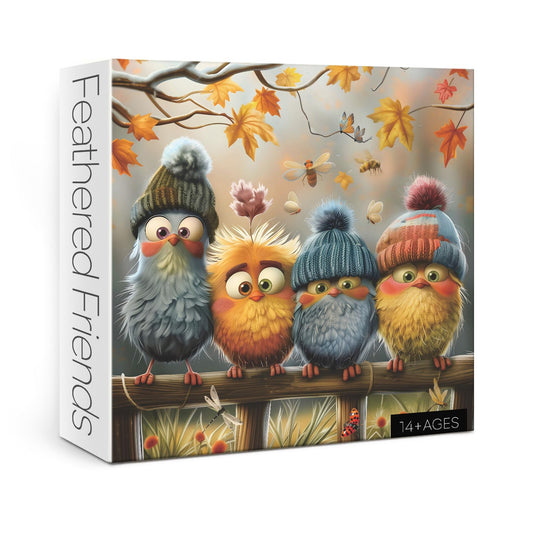 BBOLDIN Autumn Bird puzzle box front for fall evenings.