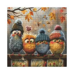 BBOLDIN Autumn Bird puzzle pieces spread on table invite relaxed, focused downtime.