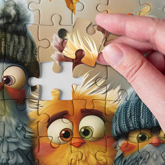 BBOLDIN Autumn Bird puzzle reference poster included to guide progress.
