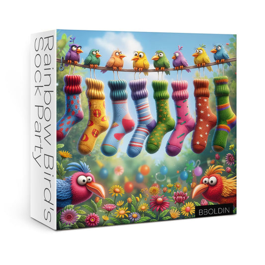 BBOLDIN Colorful Birds Garden Puzzle box preview for gifting and collecting