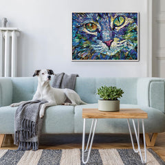 BBOLDIN color-rich cat mosaic art decor enhances any living space.