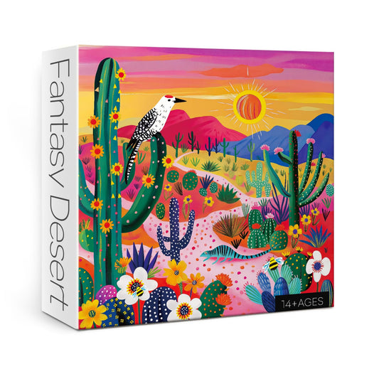 BBOLDIN colorful succulent desert puzzle box for immersive, relaxing puzzle sessions.