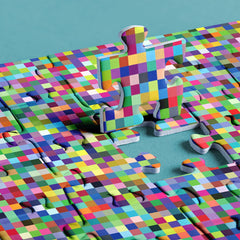 BBOLDIN Impossible Difficult Puzzle back with letters assists completion and learning.