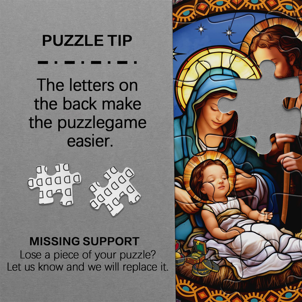 BBOLDIN missing-piece support helps if any piece goes astray.