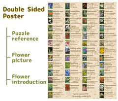BBOLDIN North America wildflowers collection — 50 common species showcased in the puzzle.