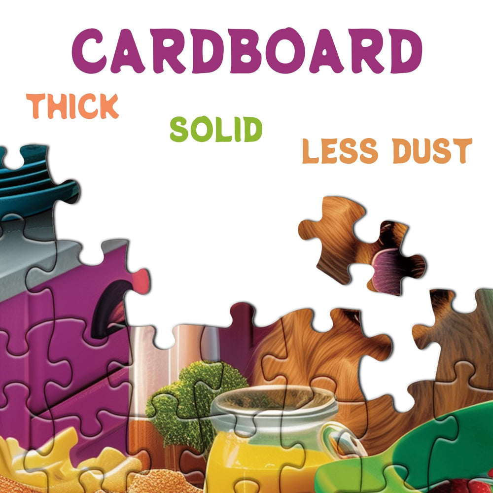 BBOLDIN 1000-piece puzzle pieces close-up show precise interlocking.