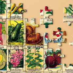 BBOLDIN retro seed packets collage, vibrant colors for nostalgic art lovers.