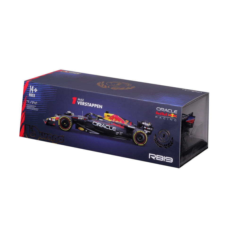 BBurago RB19 1:24 acrylic display box emphasizes premium presentation