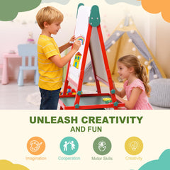 BBV Kids Easel magnetic whiteboard ready for markers and magnets
