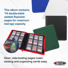 BCW 252-toploaders capacity supports large collections in a single binder.