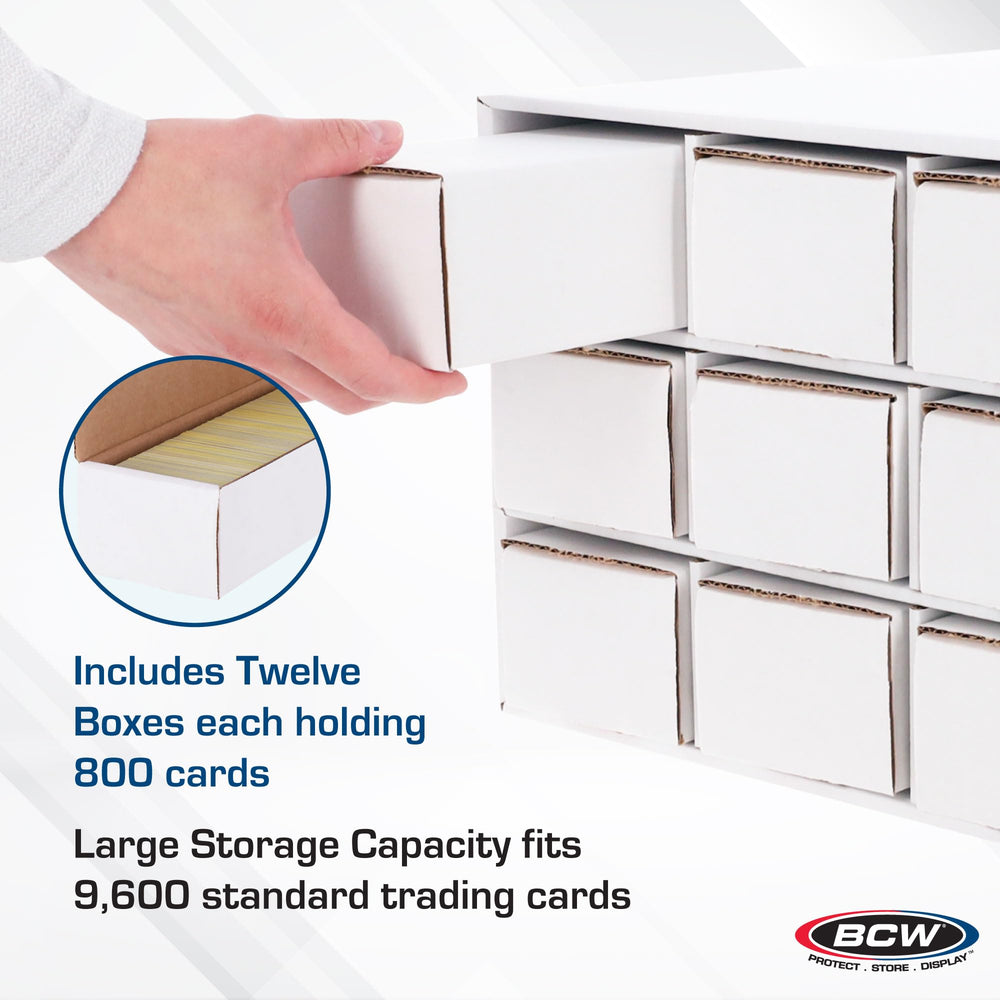 BCW Card House assembly steps illustrate straightforward setup for reliable organization.