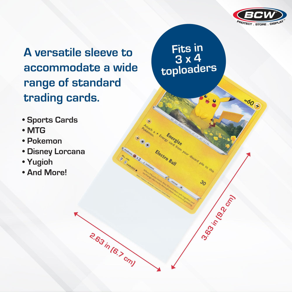 BCW card in toploader for added protection and presentation.