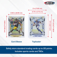 BCW combo pack offers dual-layer protection for collectible cards.