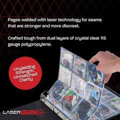 BCW LaserWeld 9-Pocket Pages 100-page pack keeps collections organized and accessible.