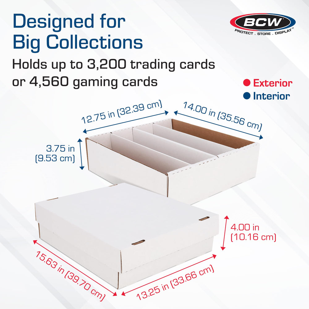 BCW Monster Box exterior dimensions fit neatly on shelves