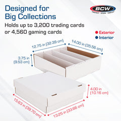 BCW Monster Box exterior dimensions fit neatly on shelves